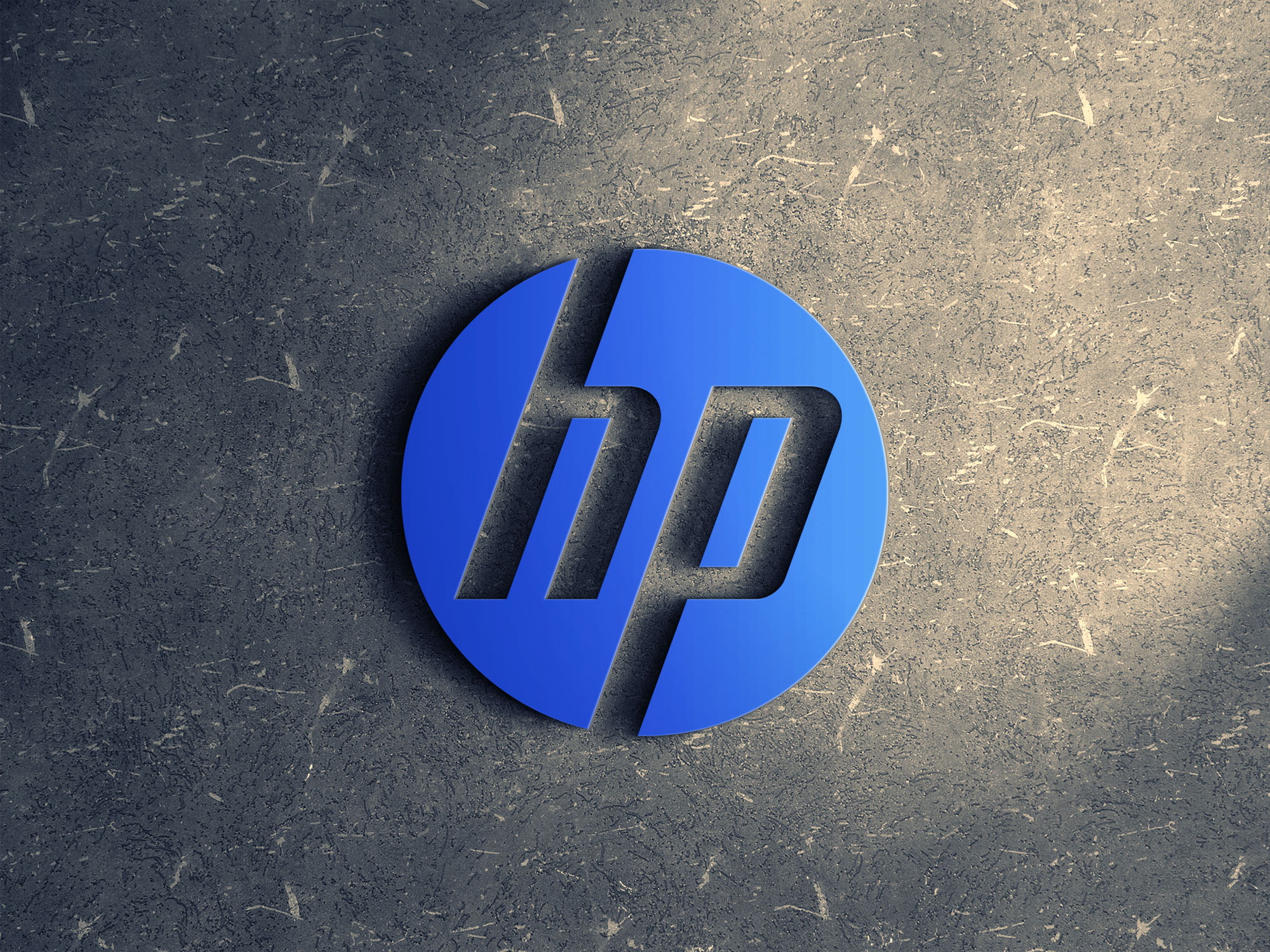 hp logo 3d