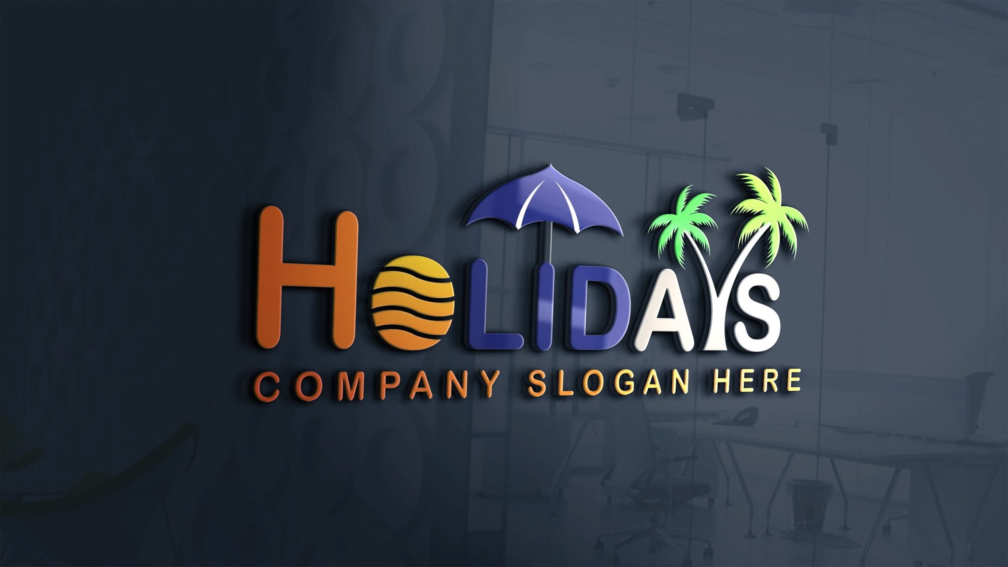 Free Holiday Logo Design Download – GraphicsFamily