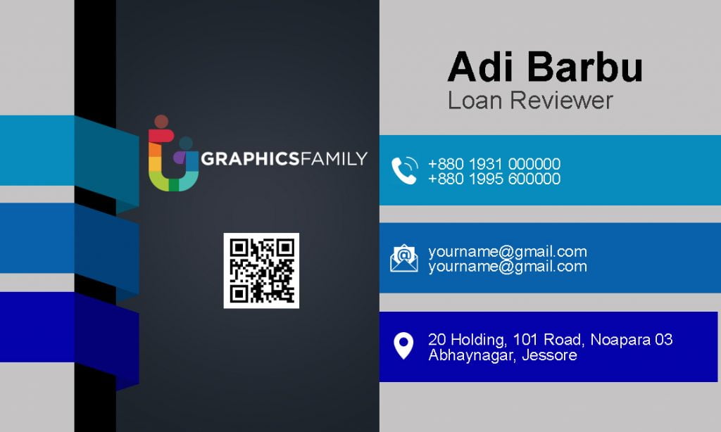 Loan Reviewer Business Card Design Back Part
