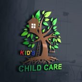 Free Kids Child Care Logo Design