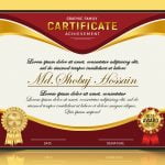 Free Photoshop Modern Certificate Design