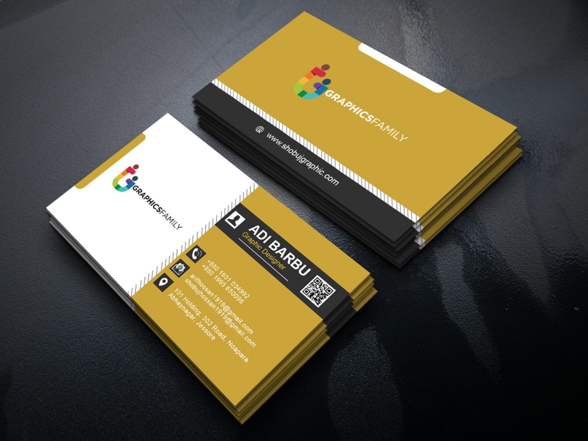 Free Photoshop Modern and Professional Business Card Design ...