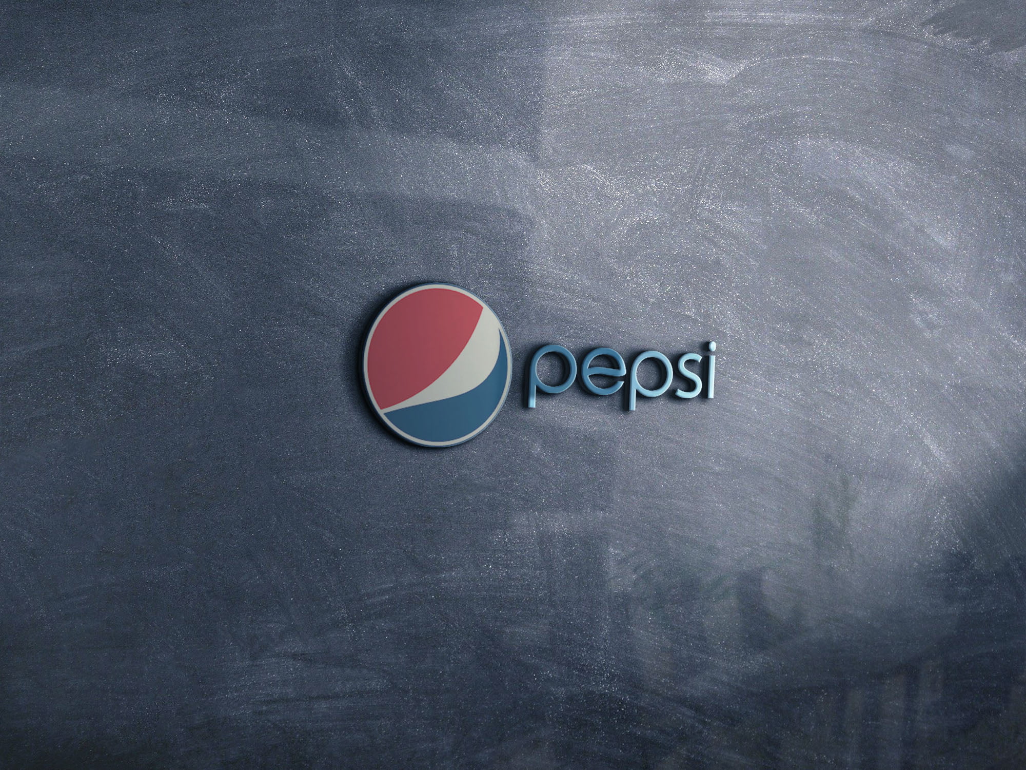 Pepsi on Glass window