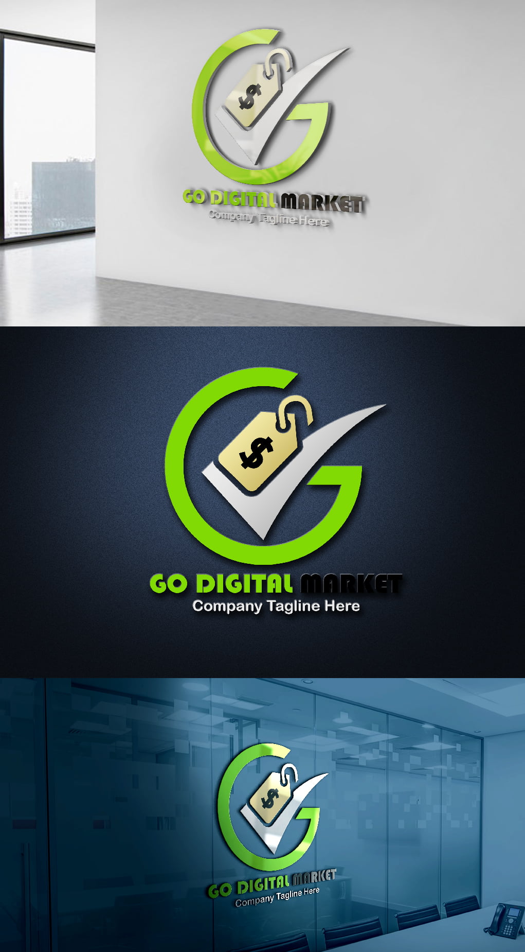 Professional Digital Marketing Logo Design â€“ GraphicsFamily