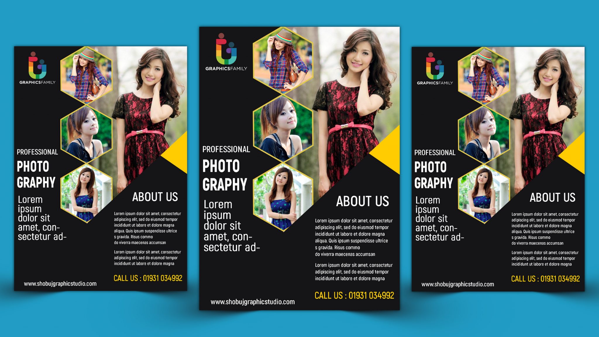 Free Professional Photography Studio Flyer Template