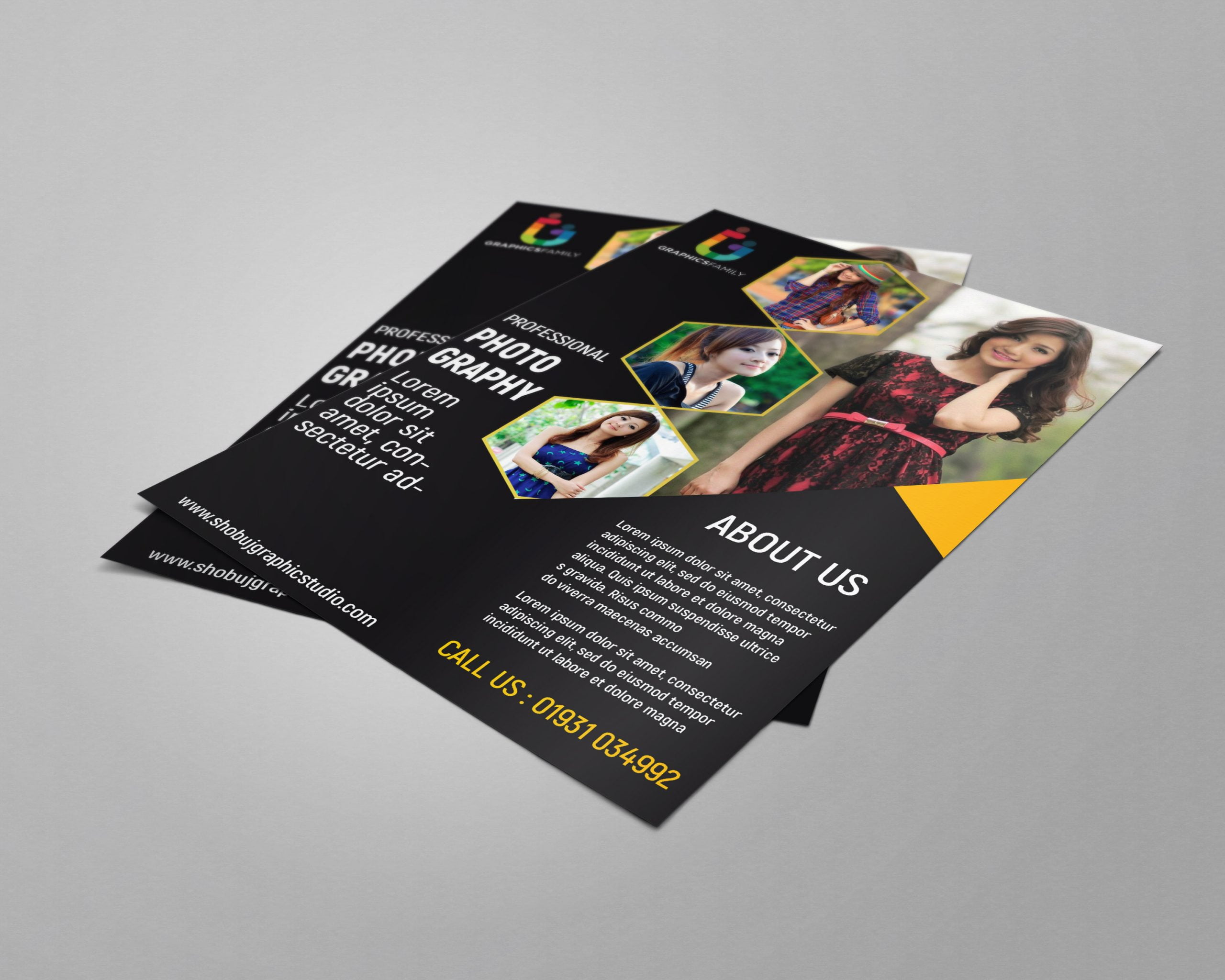 Professional Photography Flyer Template Free psd