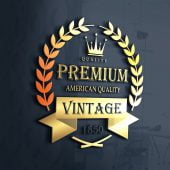 Free Photoshop Vintage Logo Template