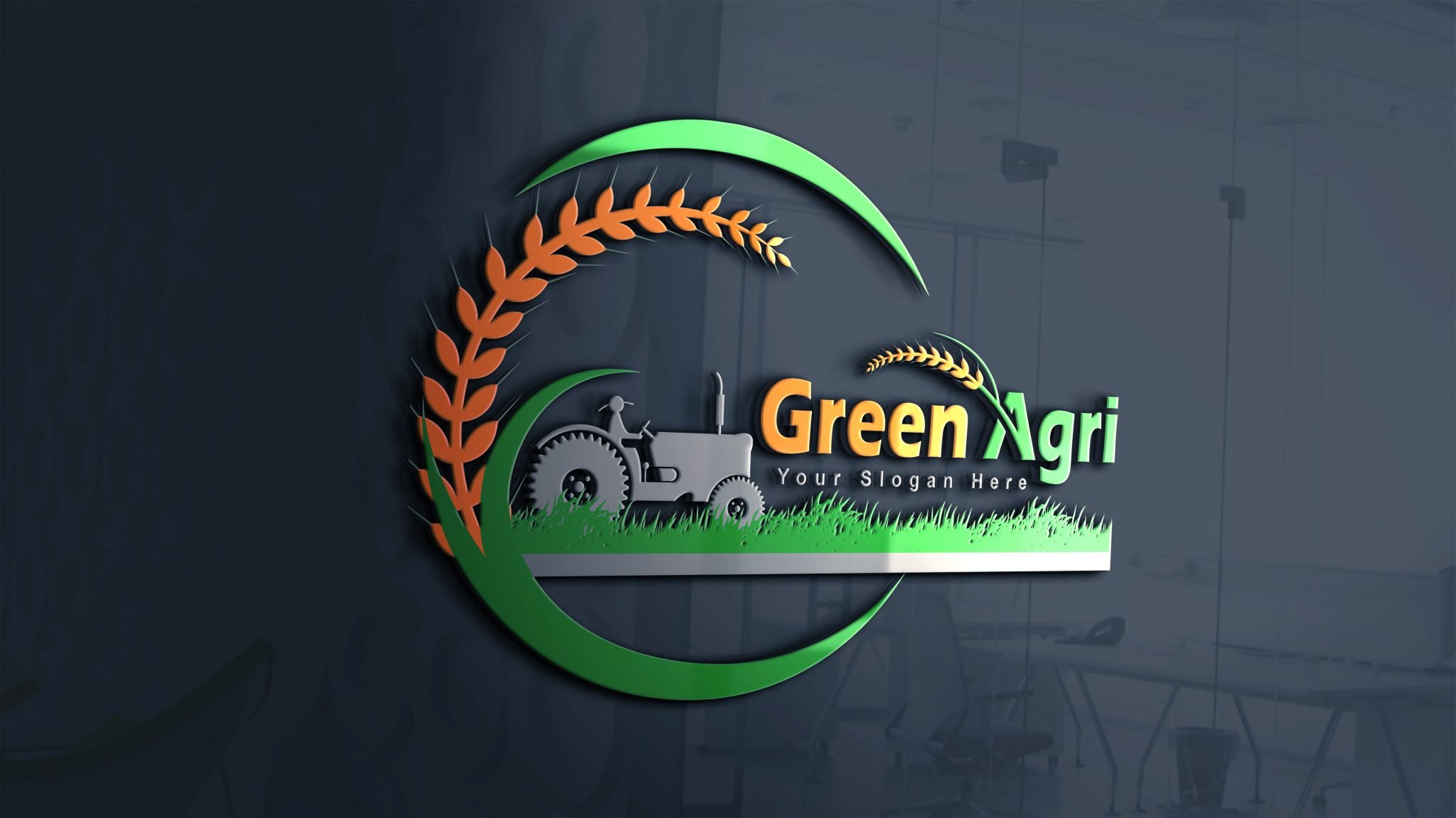 Free Agriculture Logo Design Template – GraphicsFamily