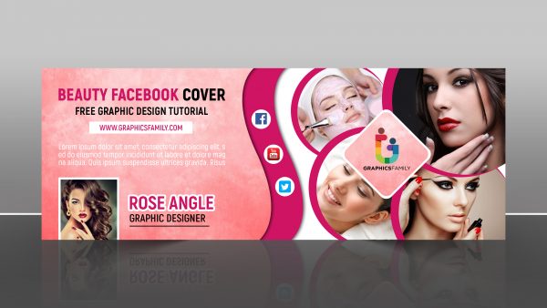 Beauty Facebook Cover Design Free PSD Download – GraphicsFamily