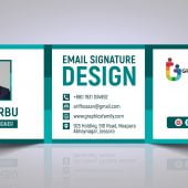 Creative Email Signature Free PSD Template Download