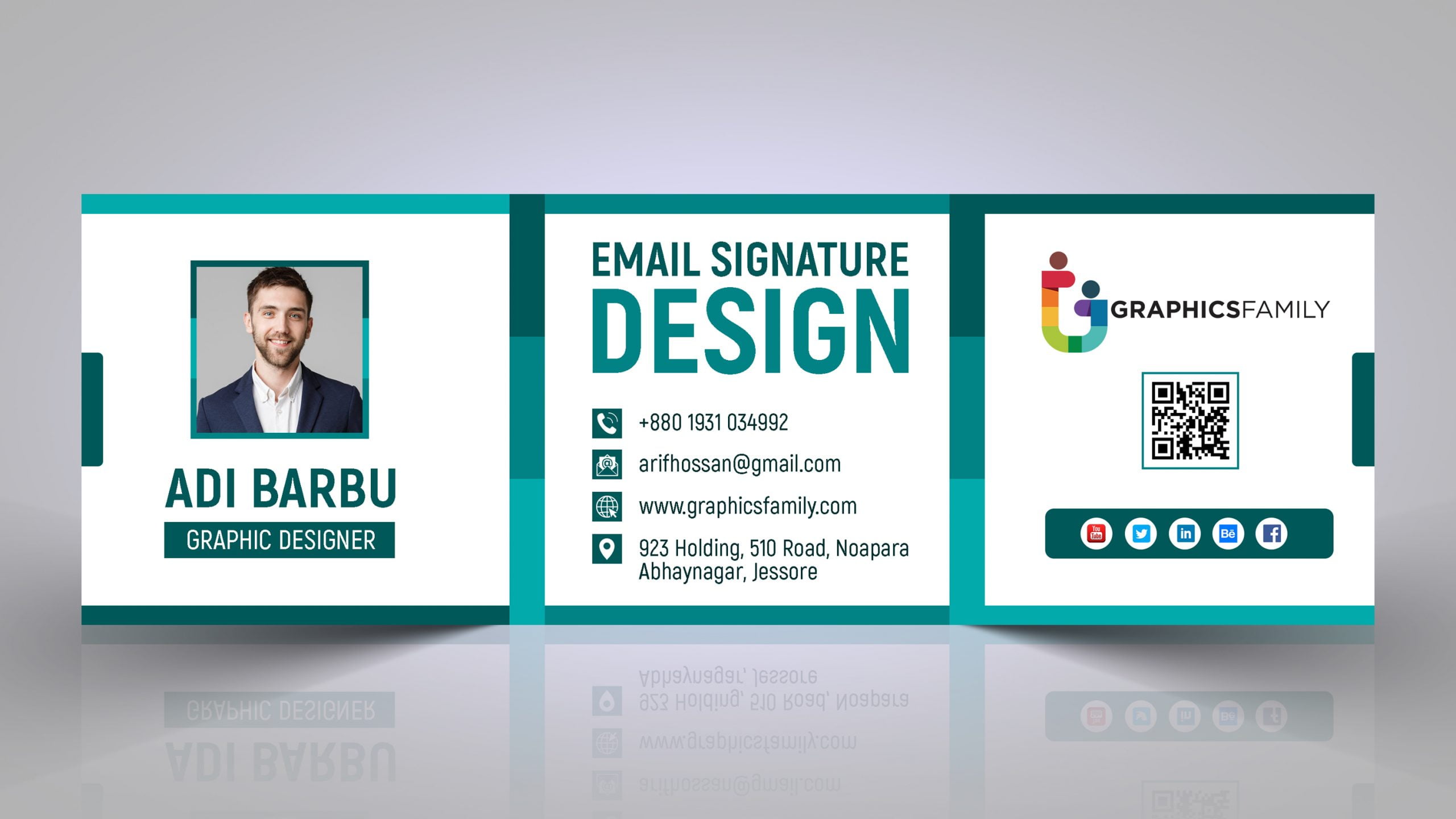 Creative Email Signature Template Presentation