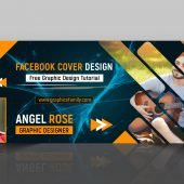 Stylish Facebook Cover Free psd Template