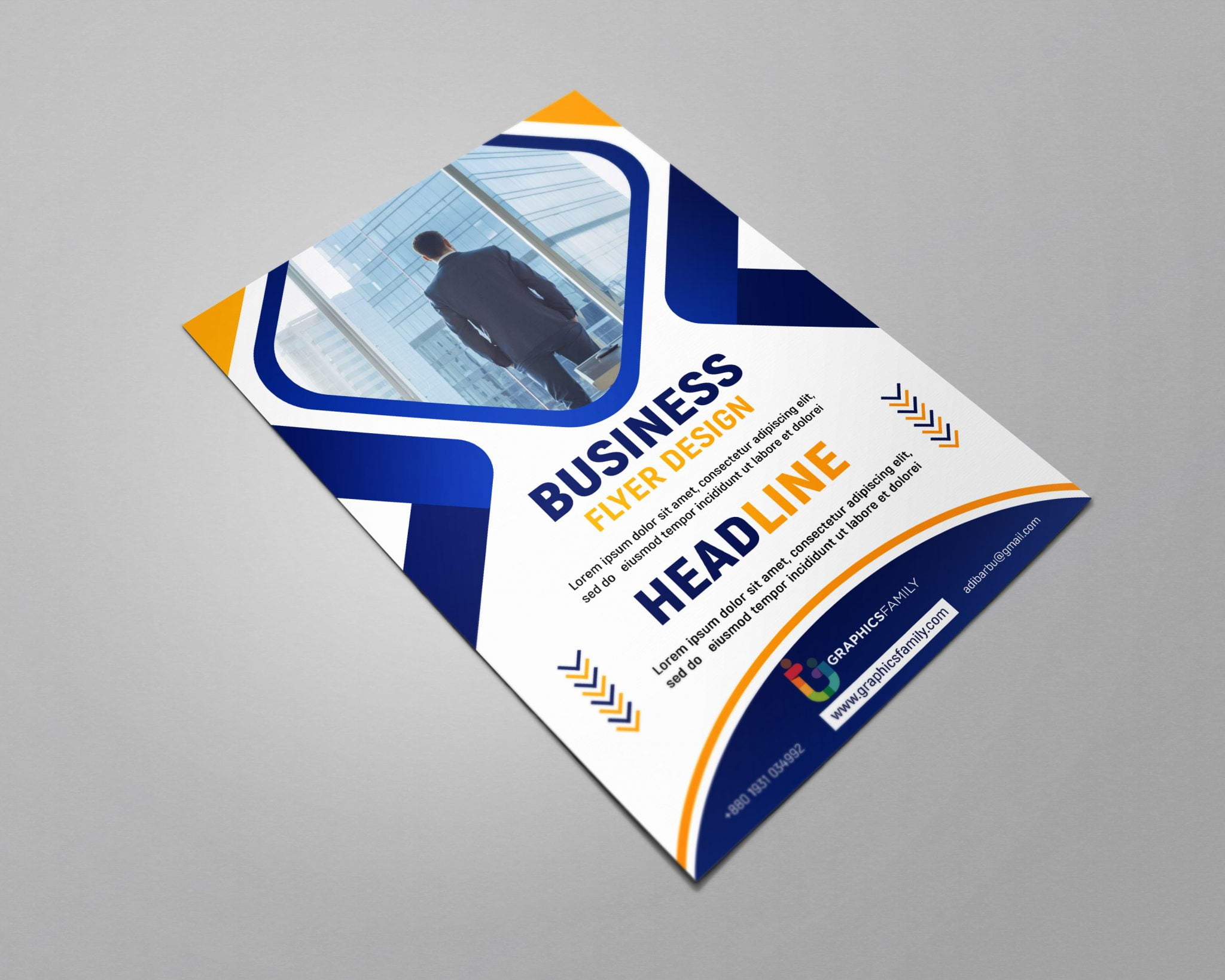 business flyer template photoshop free download