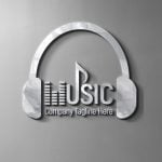 Professional Music Logo Design Free psd Template