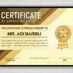 Luxury Certificate Template Design Free Download