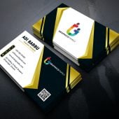 Luxurious Business Card Design Free PSD Template