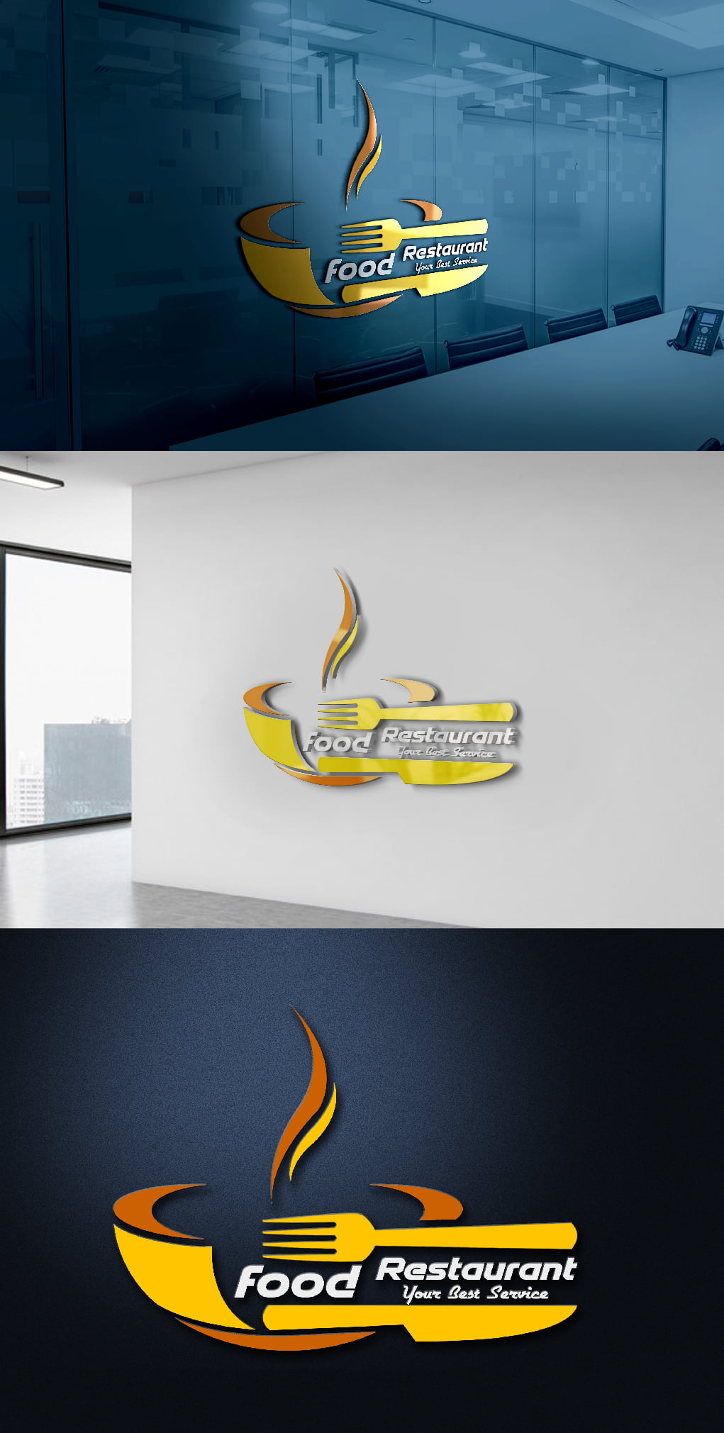 creative restaurant logo design