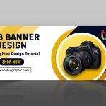 Modern Web Banner For Photography free psd template