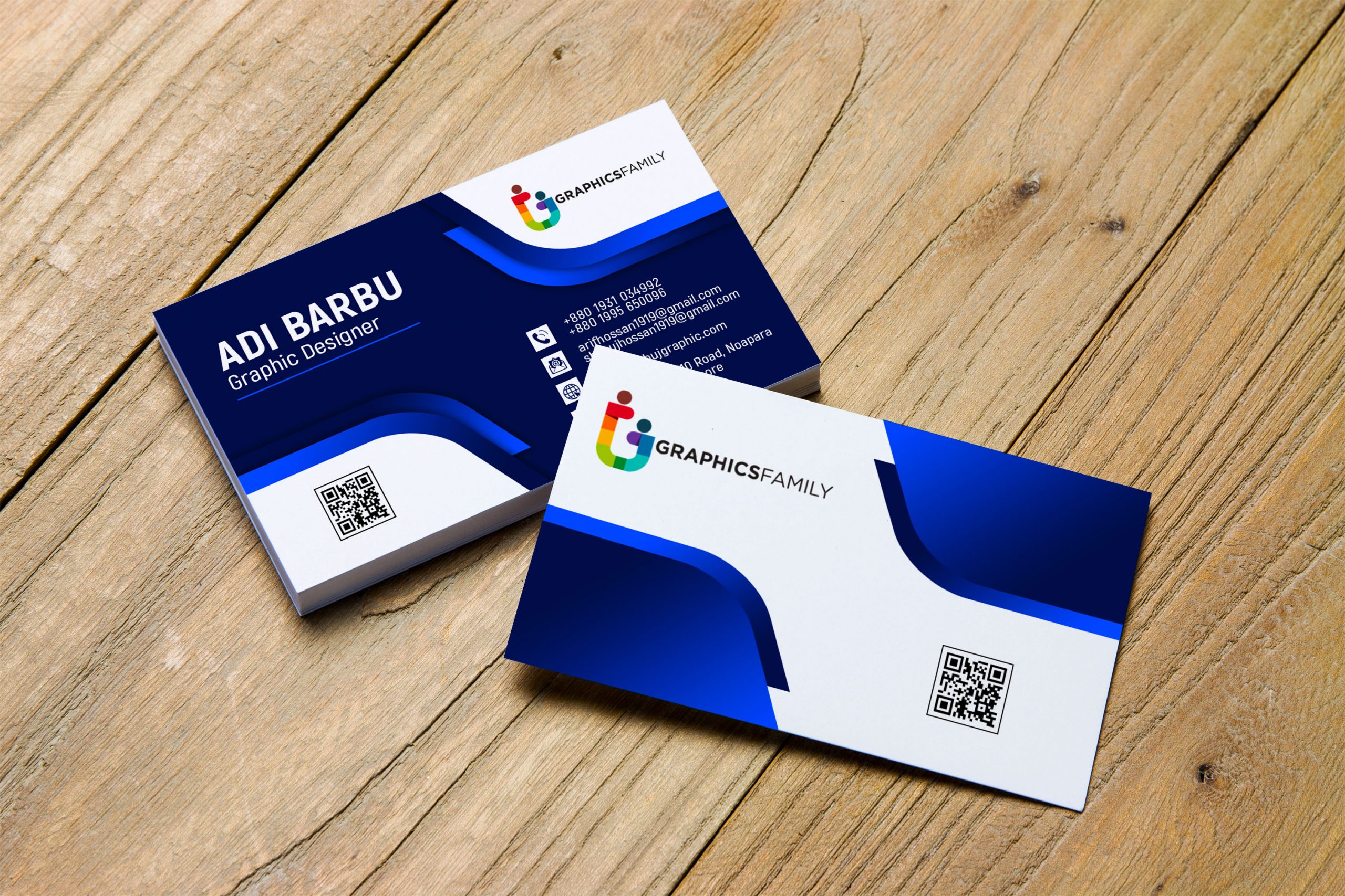 business card template photoshop download