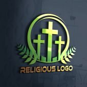 Religious and Spirituality Logo Template Free psd Download