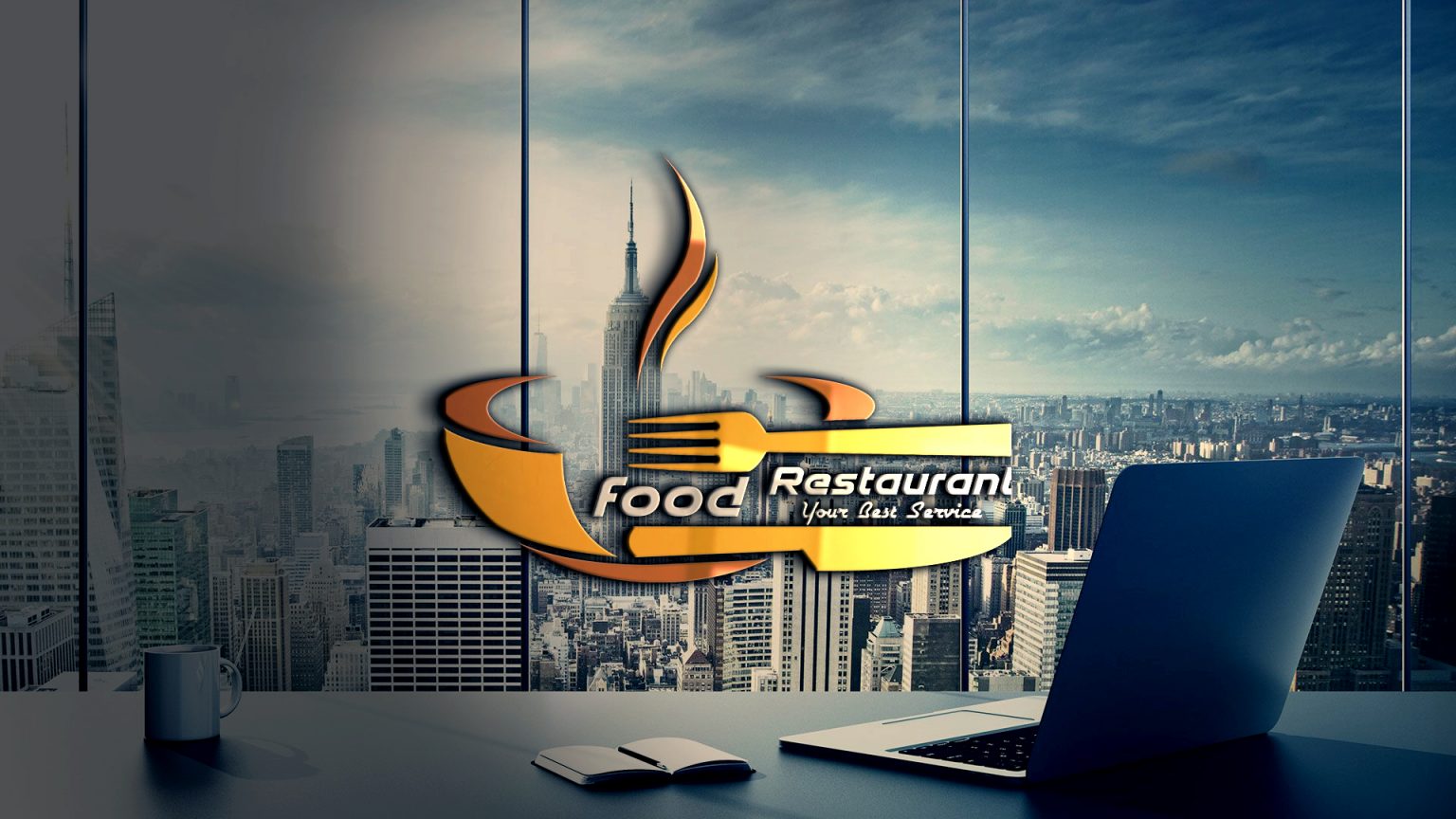 Modern Restaurant Logo Design Free Template Download – GraphicsFamily