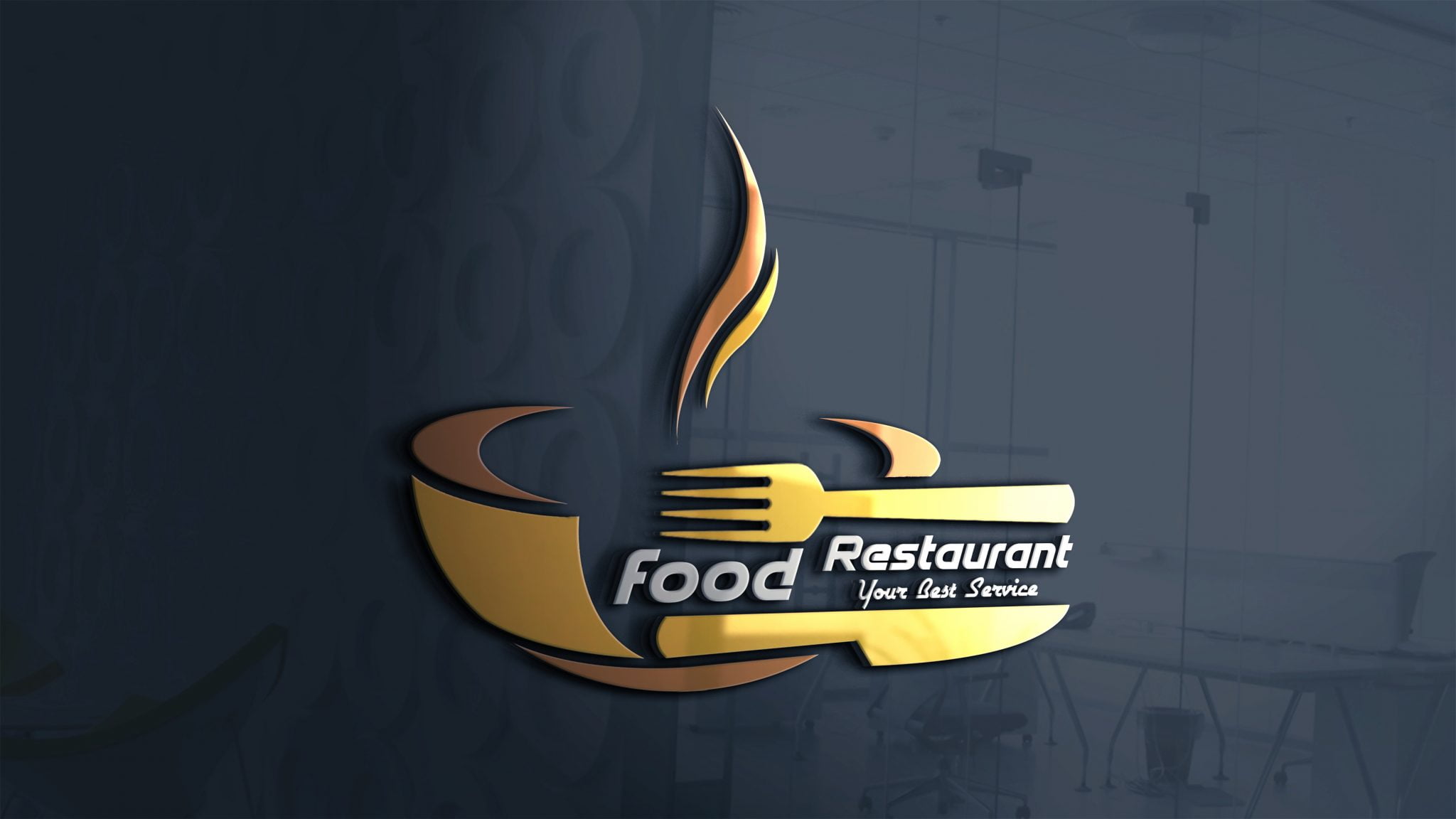 Modern Restaurant Logo Design Free Template Download – GraphicsFamily