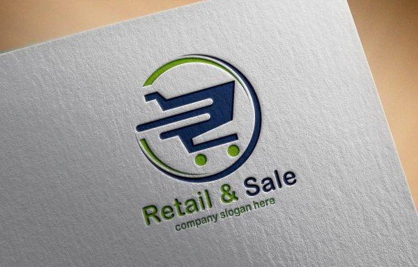 Online Shopping Logo Design Free psd Template – GraphicsFamily