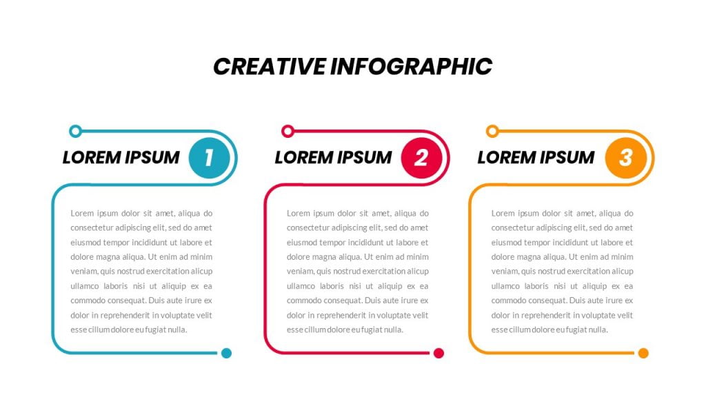 Free Creative Textarea Design for Powerpoint Infographics Template
