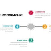 A Four Noded Circle Infographic Powerpoint