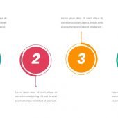 Free Rounded Elements Powerpoint Infographics Template