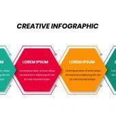 Free Hexagon Editable Elements for Powerpoint Infographics Template