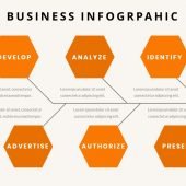 Free Editable Hexagons Diagram Powerpoint Template