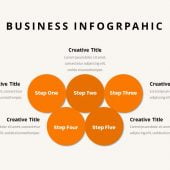 Free Editable Rounded Elements for Powerpoint Infographics Template