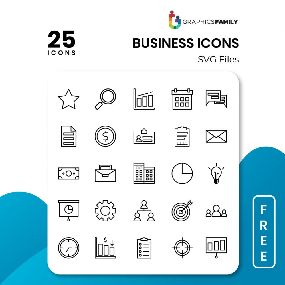 Download Free Business Icons Graphicsfamily