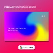 Free Abstract Watercolor Background