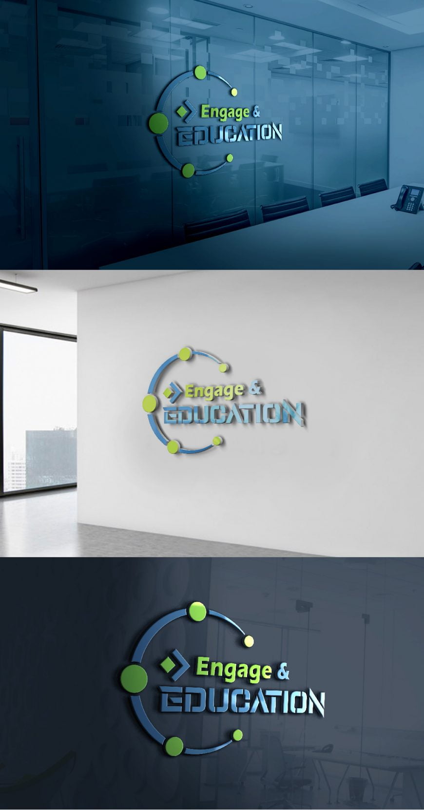 Engage-in-Education-Logo-Design-Template