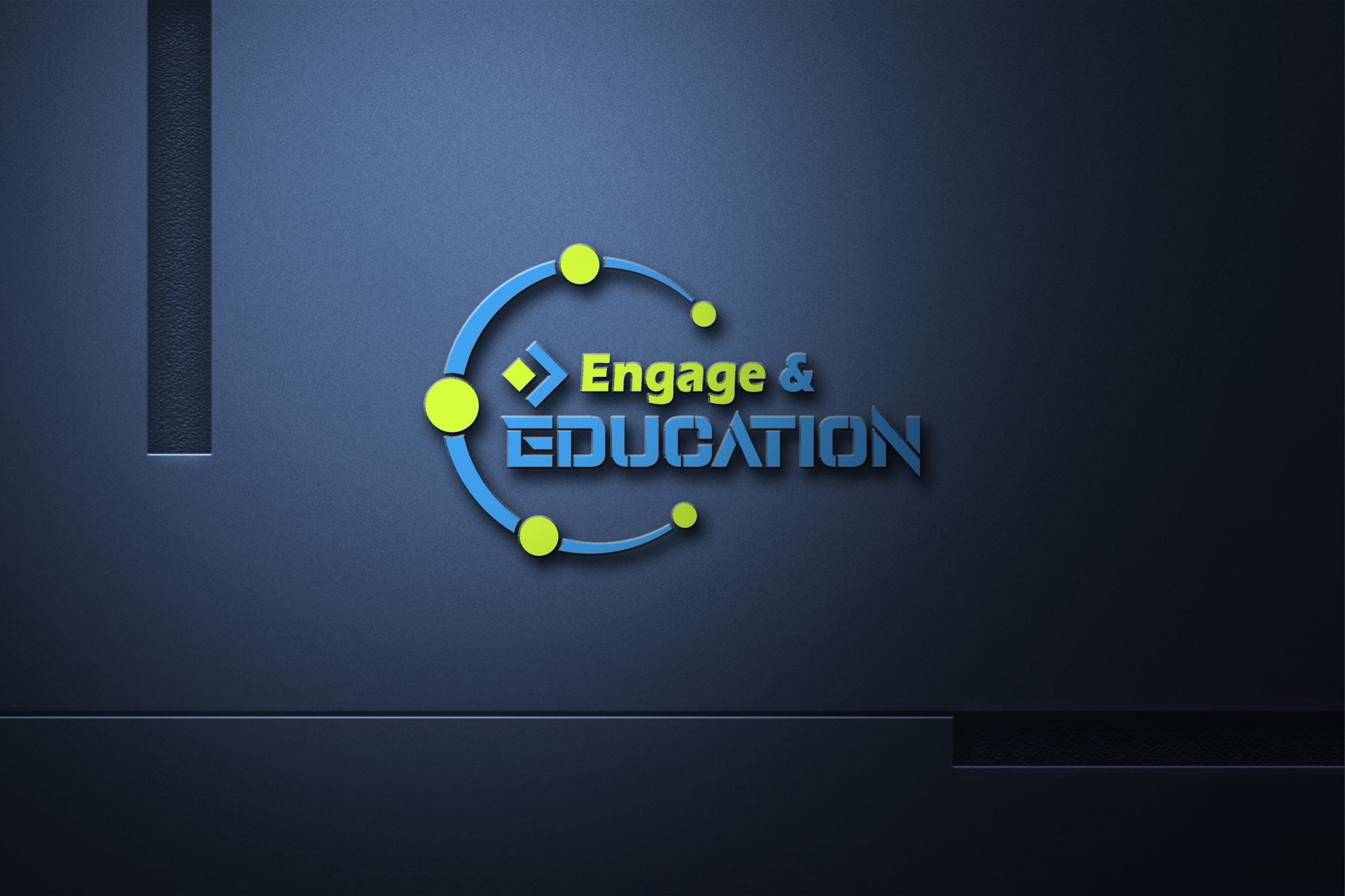 Engage in Education Logo Free PSD Template – GraphicsFamily