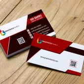 Flat Business Card Design For Tax Expert Free PSD