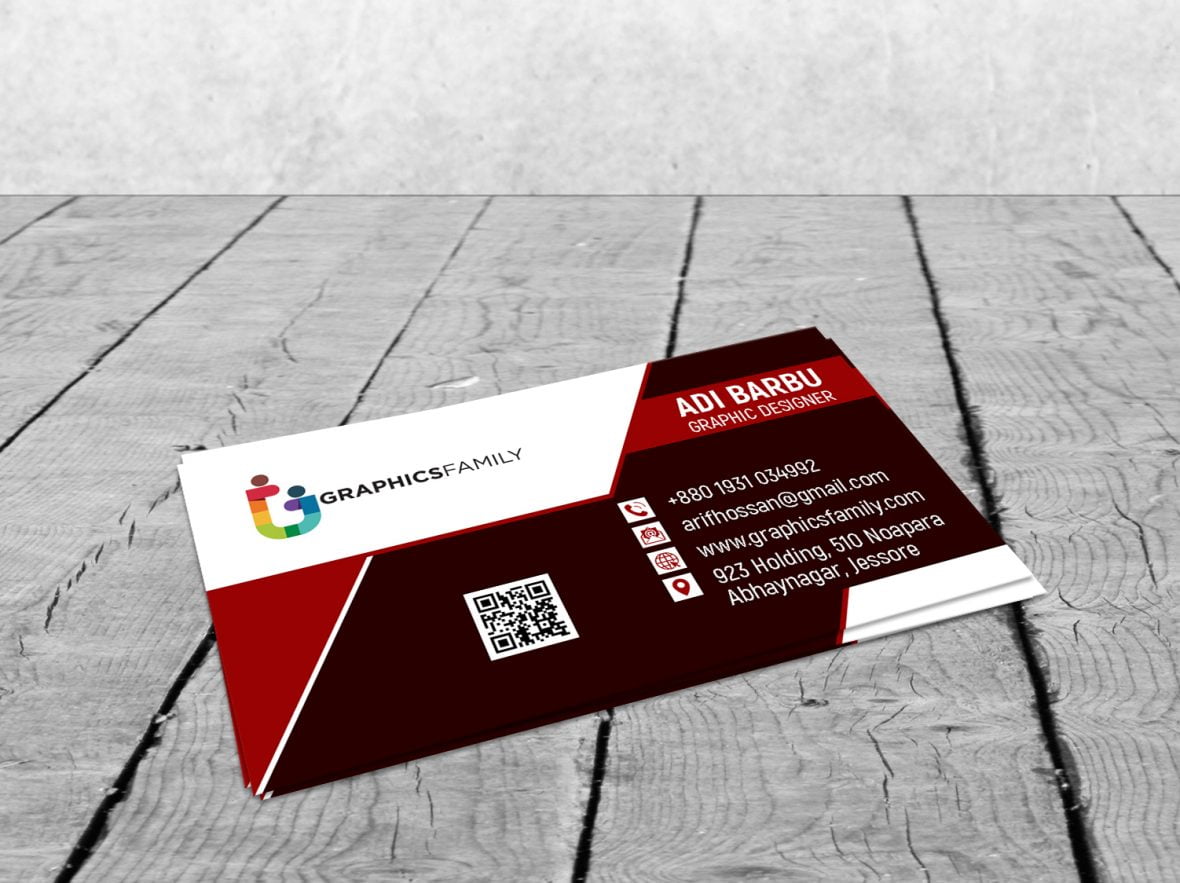 Flat Business Card Design For Tax Expert Free PSD GraphicsFamily