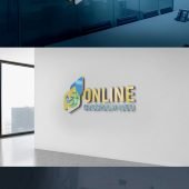 Free Online Class Logo Design Free PSD Template