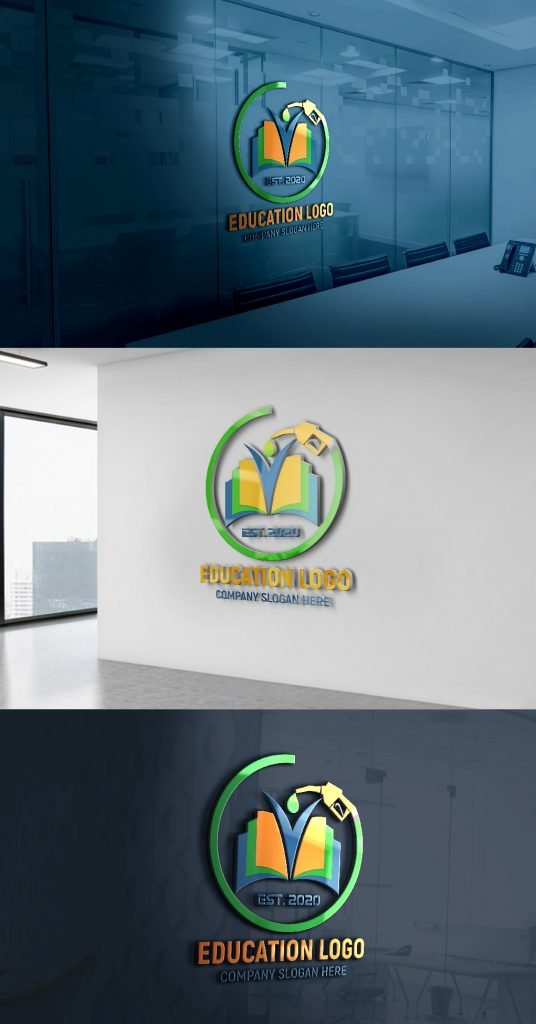 Fueling Education Logo Design Free PSD Template – GraphicsFamily