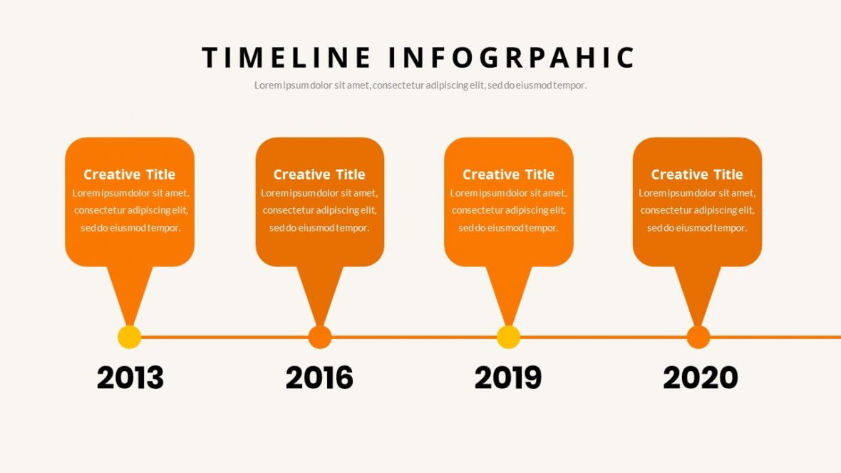 free timeline infographic templates
