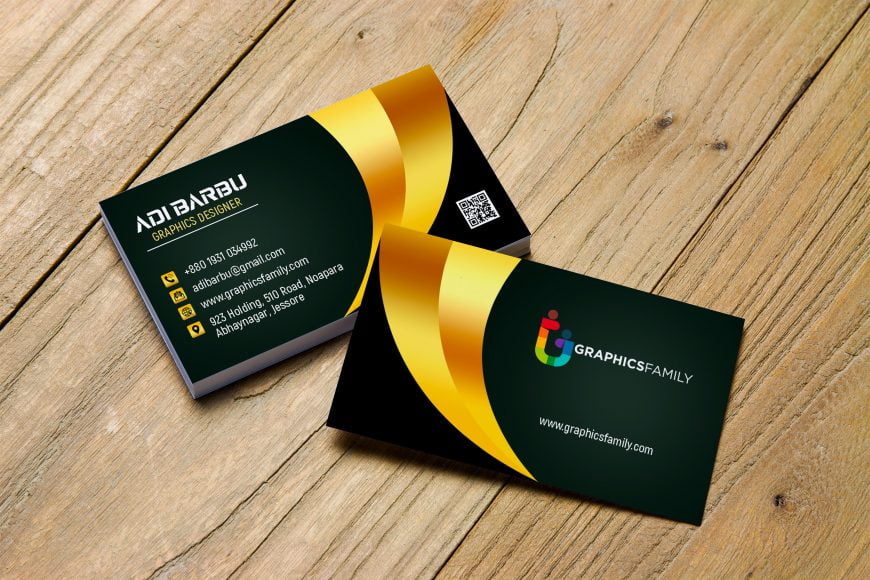 Luxury Business Card Design For Branch Manager Free psd Download ...