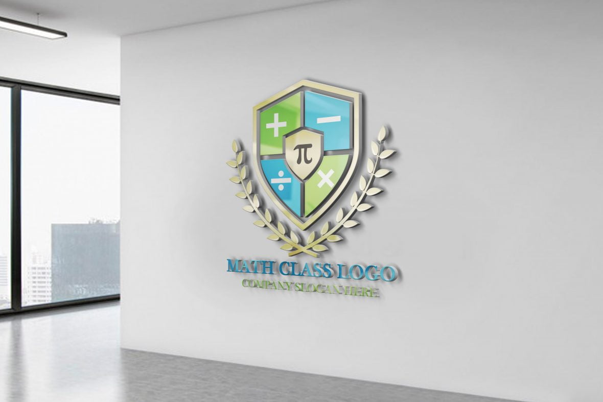 Math Tutorial Logo Design Free PSD Template – GraphicsFamily