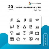 Free Online Learning Icons