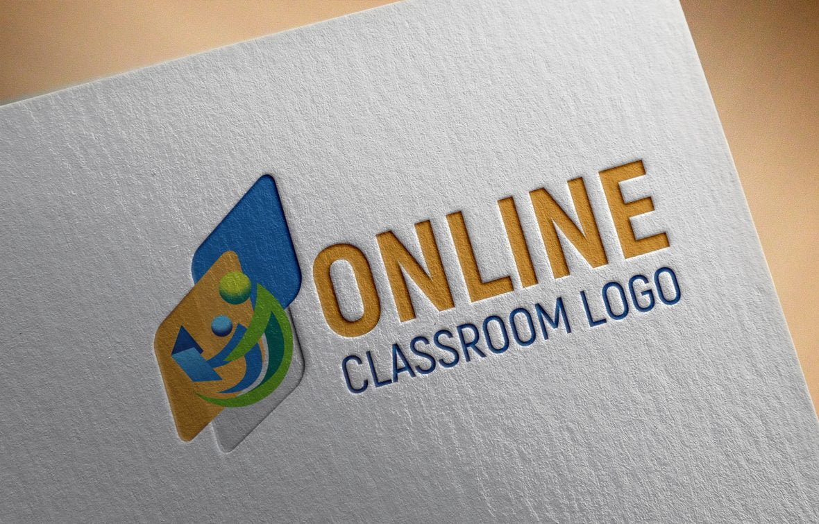 Free Online Class Logo Design Free PSD Template – GraphicsFamily