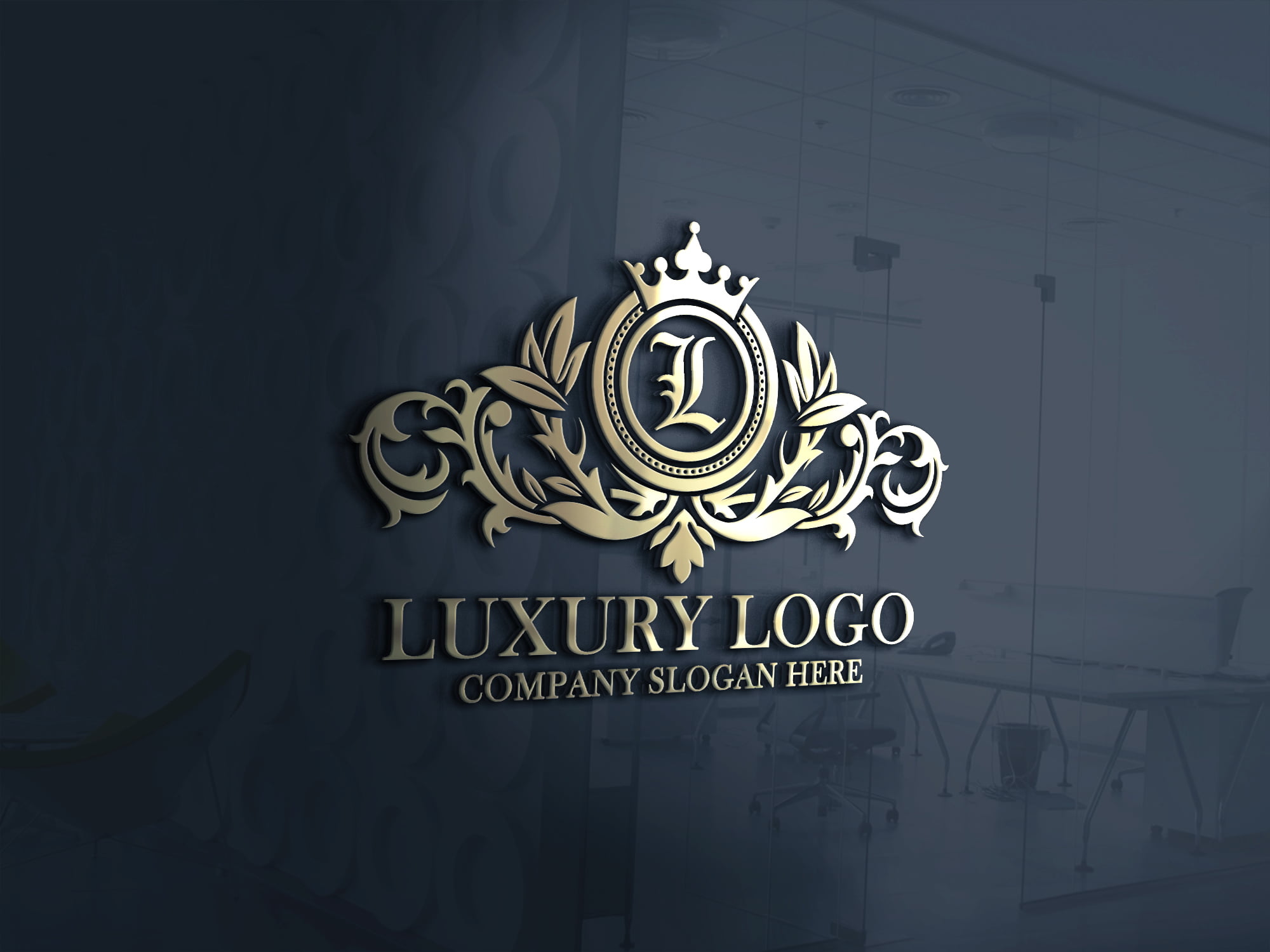 Professional Luxury Logo Design Free Template Download – GraphicsFamily