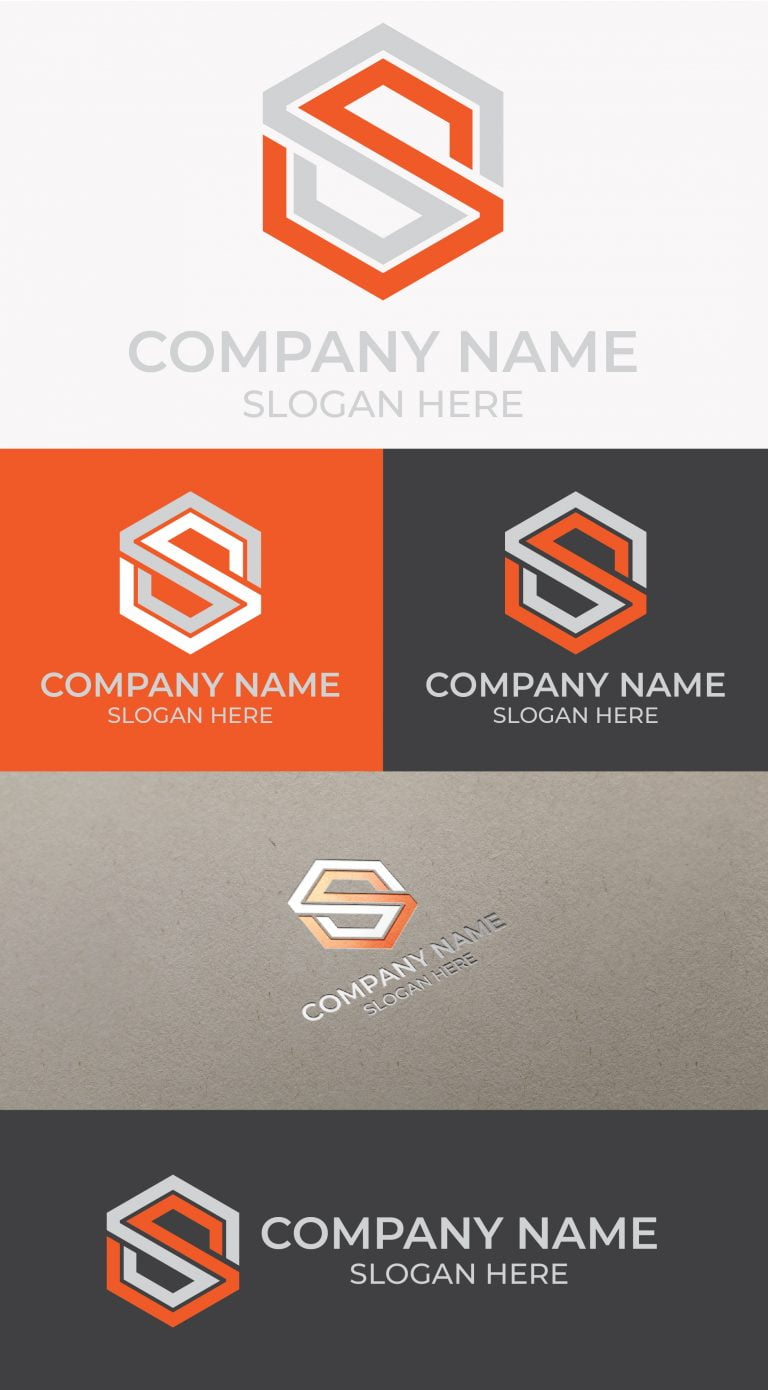 Initial SS Letter logo Free Vector Download – GraphicsFamily
