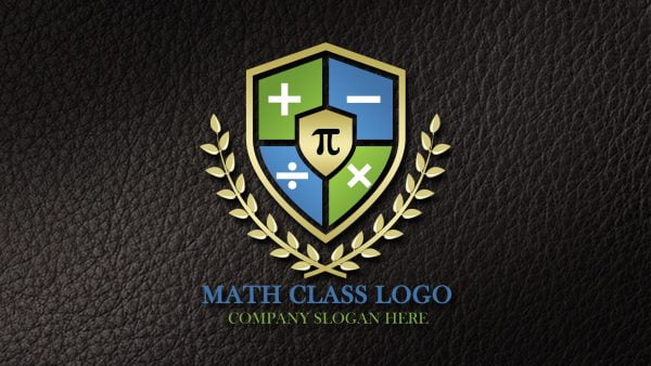 Math Tutorial Logo Design Free PSD Template – GraphicsFamily