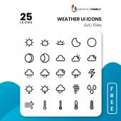 Free Weather UI Icons